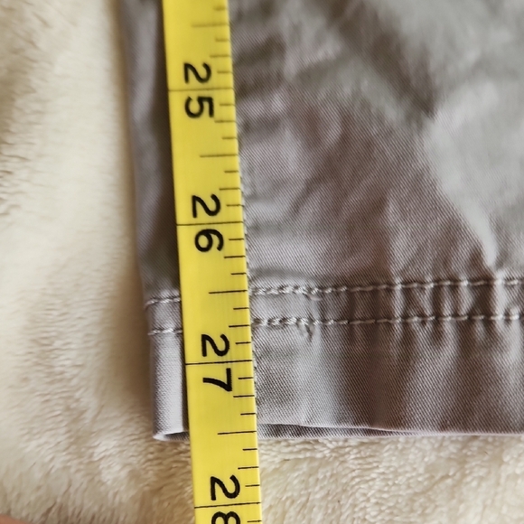 Eileen Fisher Flat Front Women's Clay Gray Chinos - Picture 4 of 8